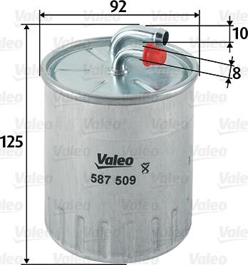 Valeo 587509 - Oil Filter autospares.lv