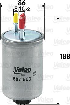 Valeo 587503 - Oil Filter autospares.lv