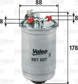 Valeo 587507 - Oil Filter autospares.lv