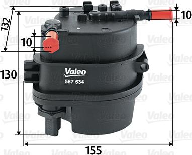 Valeo 587534 - Fuel filter autospares.lv