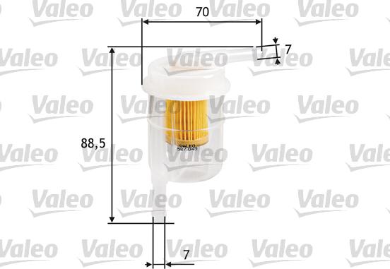 Valeo 587045 - Fuel filter autospares.lv