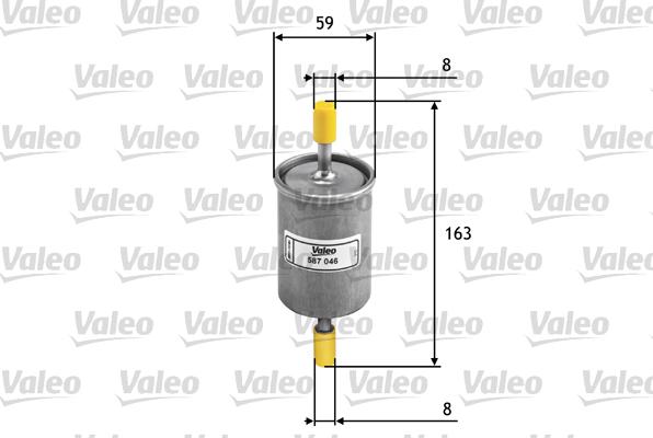 Valeo 587046 - Oil Filter autospares.lv