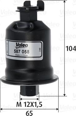 Valeo 587058 - Fuel filter autospares.lv