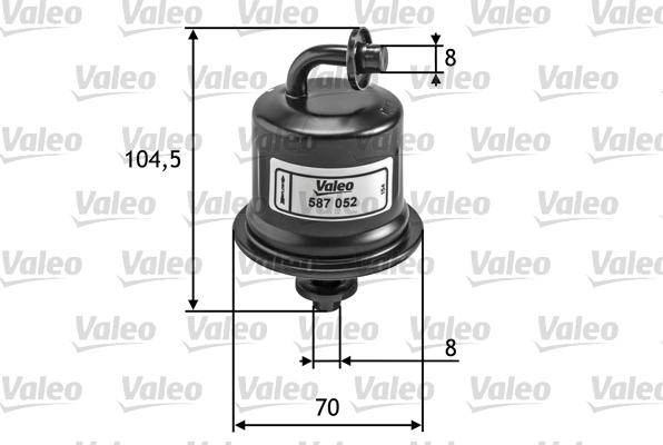 Valeo 587052 - Fuel filter autospares.lv