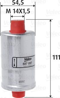 Valeo 587057 - Fuel filter autospares.lv