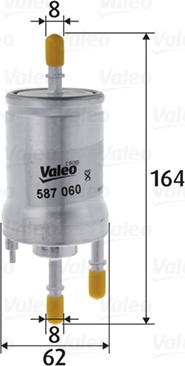 Valeo 587060 - Fuel filter autospares.lv