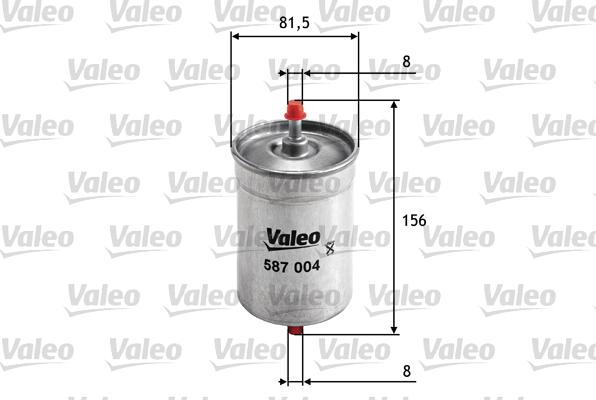 Valeo 587004 - Fuel filter autospares.lv