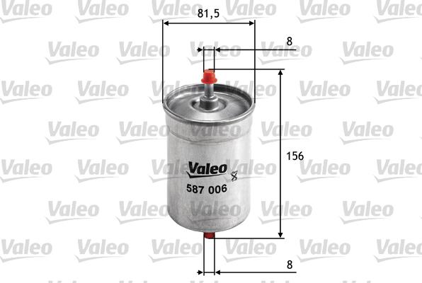 Valeo 587006 - Oil Filter autospares.lv