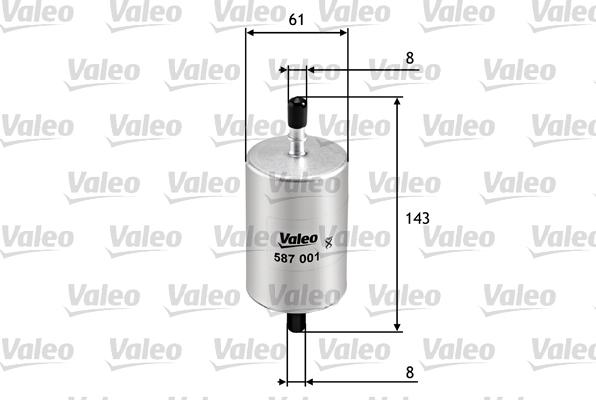 Valeo 587001 - Oil Filter autospares.lv