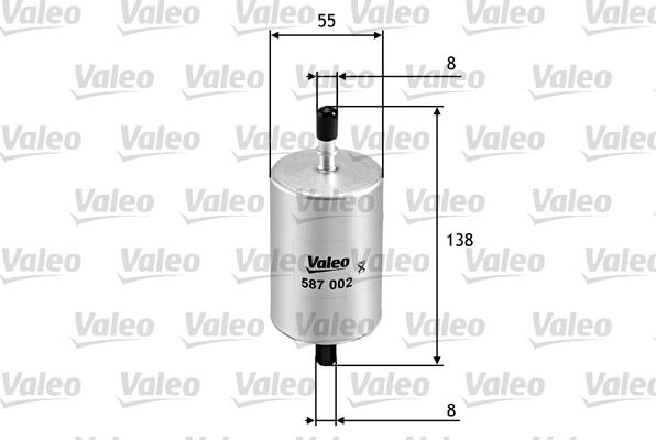 Valeo 587002 - Oil Filter autospares.lv