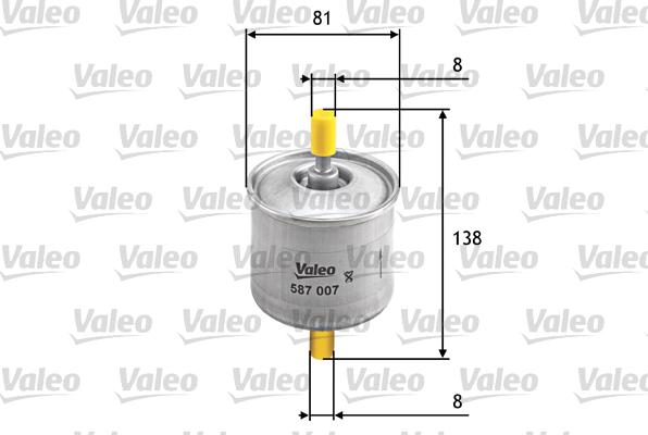 Valeo 587007 - Oil Filter autospares.lv