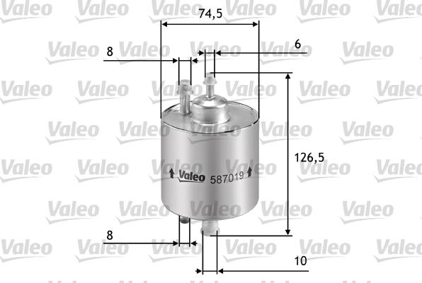 Valeo 587019 - Oil Filter autospares.lv