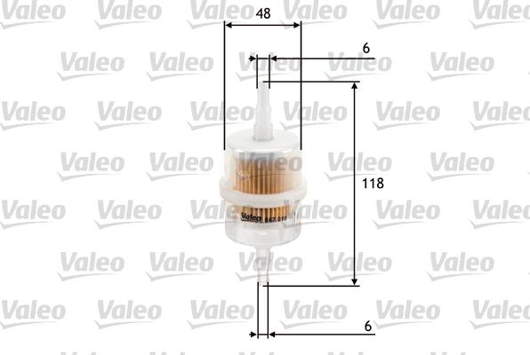 Valeo 587011 - Fuel filter autospares.lv