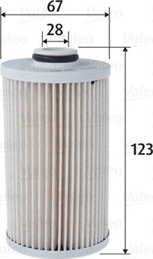 Valeo 587083 - Fuel filter autospares.lv