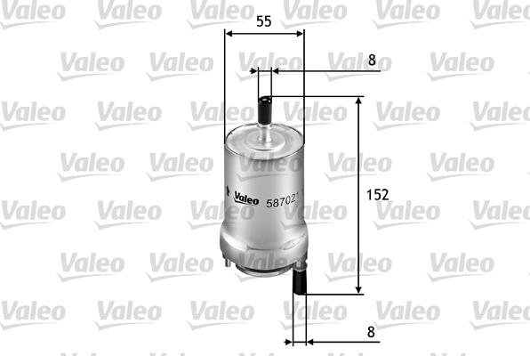 Valeo 587021 - Oil Filter autospares.lv