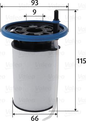 Valeo 587103 - Fuel filter autospares.lv