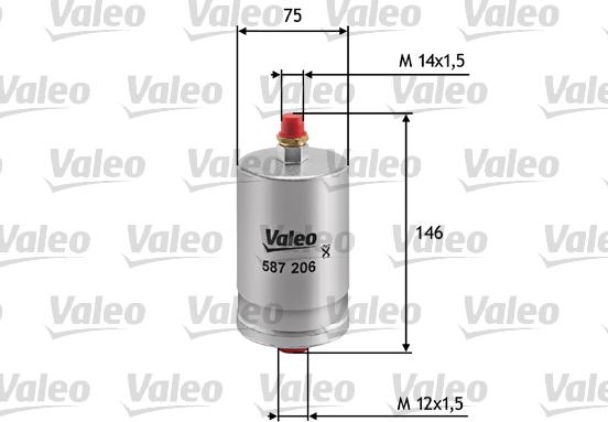 Valeo 587206 - Oil Filter autospares.lv