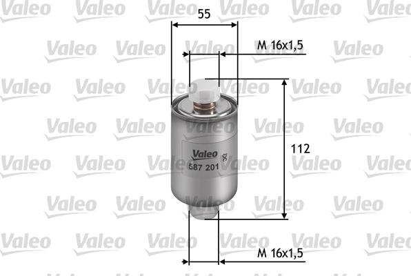 Valeo 587201 - Fuel filter autospares.lv