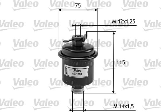 Valeo 587208 - Fuel filter autospares.lv