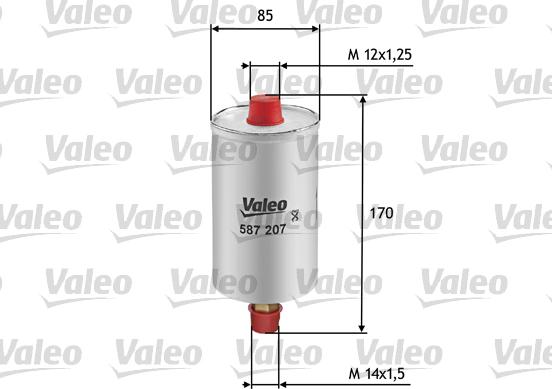 Valeo 587207 - Oil Filter autospares.lv