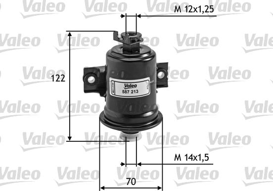 Valeo 587213 - Fuel filter autospares.lv