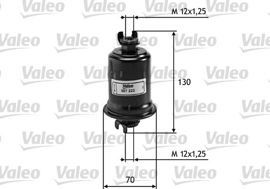 Valeo 587222 - Fuel filter autospares.lv