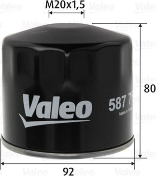 Valeo 587761 - Fuel filter autospares.lv