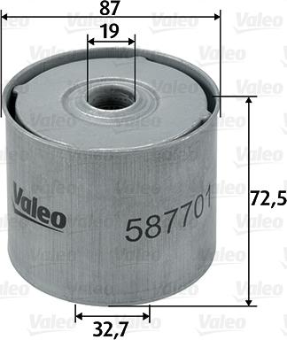 Valeo 587701 - Fuel filter autospares.lv