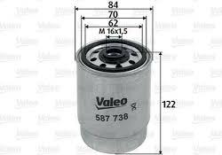 Valeo 587738 - Fuel filter autospares.lv