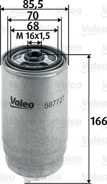 Valeo 587727 - Fuel filter autospares.lv