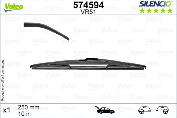 Valeo 574594 - Wiper Blade autospares.lv