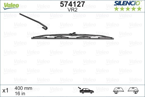 Valeo 574127 - Wiper Blade autospares.lv