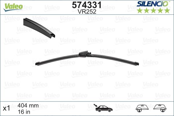 Valeo 574331 - Wiper Blade autospares.lv