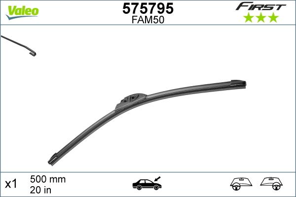 Valeo 575795 - Wiper Blade autospares.lv