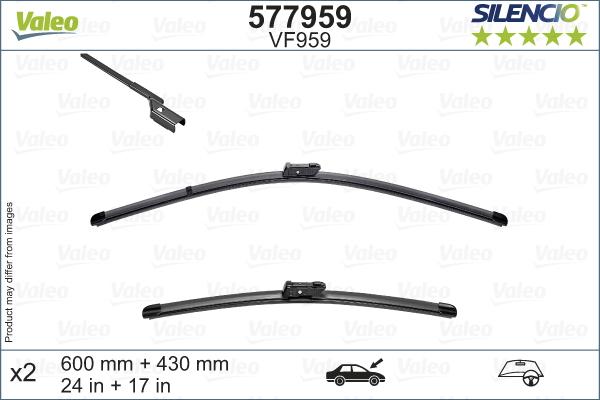 Valeo 577959 - Wiper Blade autospares.lv