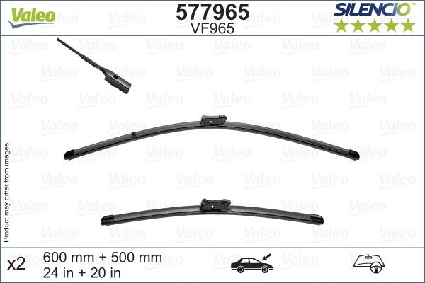 Valeo 577965 - Wiper Blade autospares.lv