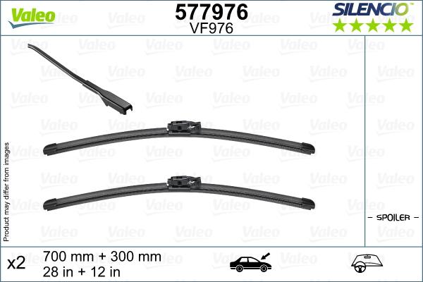 Valeo 577976 - Wiper Blade autospares.lv