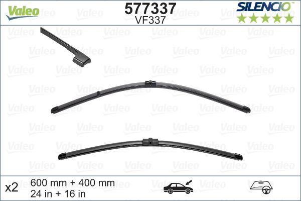 Valeo 577337 - Wiper Blade autospares.lv