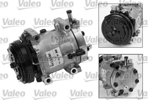 Valeo 699145 - Compressor, air conditioning autospares.lv