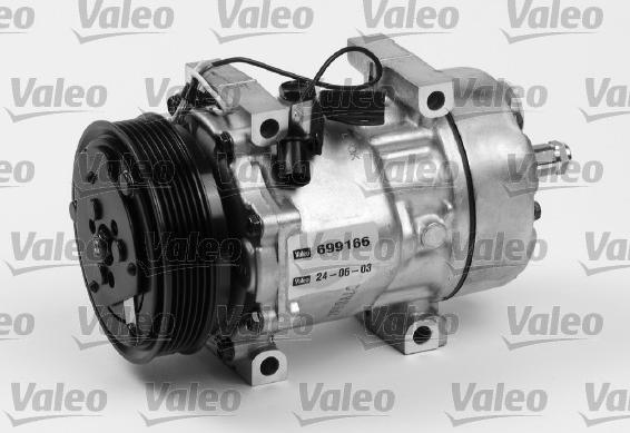 Valeo 699166 - Compressor, air conditioning autospares.lv