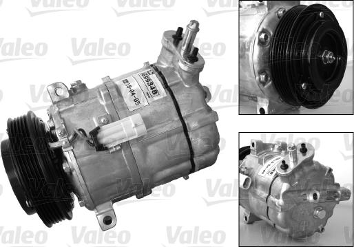 Valeo 699848 - Compressor, air conditioning autospares.lv