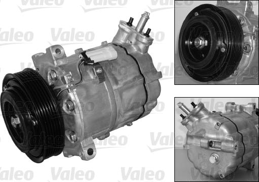 Valeo 699855 - Compressor, air conditioning autospares.lv