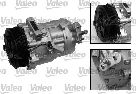 Valeo 699868 - Compressor, air conditioning autospares.lv