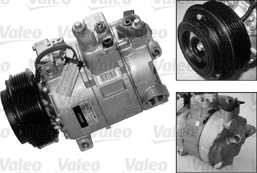 Valeo 699824 - Compressor, air conditioning autospares.lv