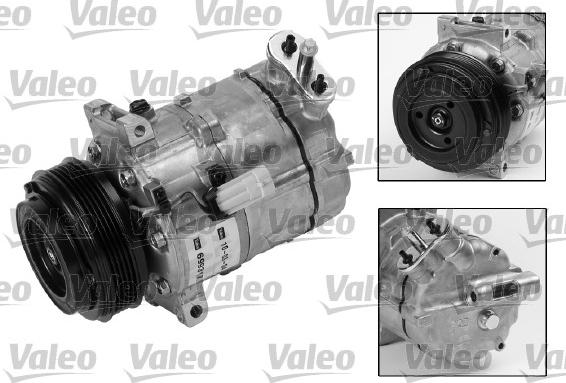 Valeo 699317 - Compressor, air conditioning autospares.lv