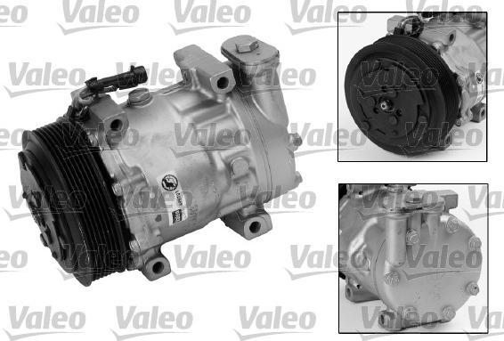 Valeo 699701 - Compressor, air conditioning autospares.lv