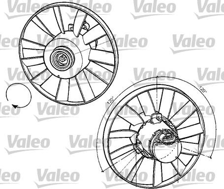 Valeo 696059 - Fan, radiator autospares.lv
