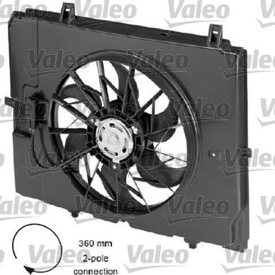 Valeo 696052 - Fan, radiator autospares.lv