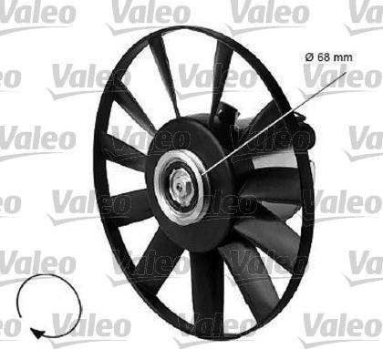 Valeo 696067 - Fan, radiator autospares.lv