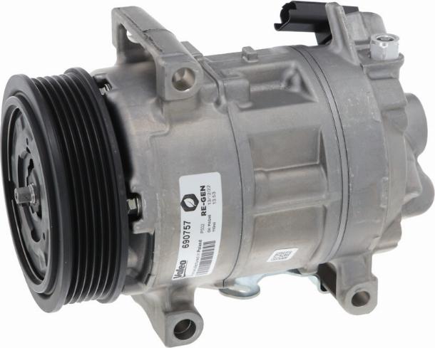 Valeo 690757 - Compressor, air conditioning autospares.lv